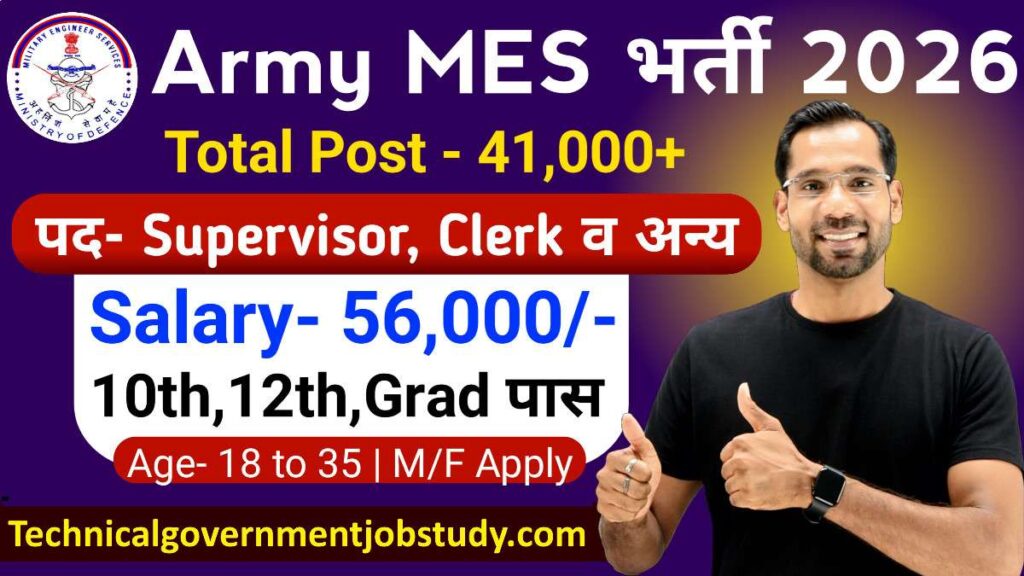 Army MES Recruitment 2026