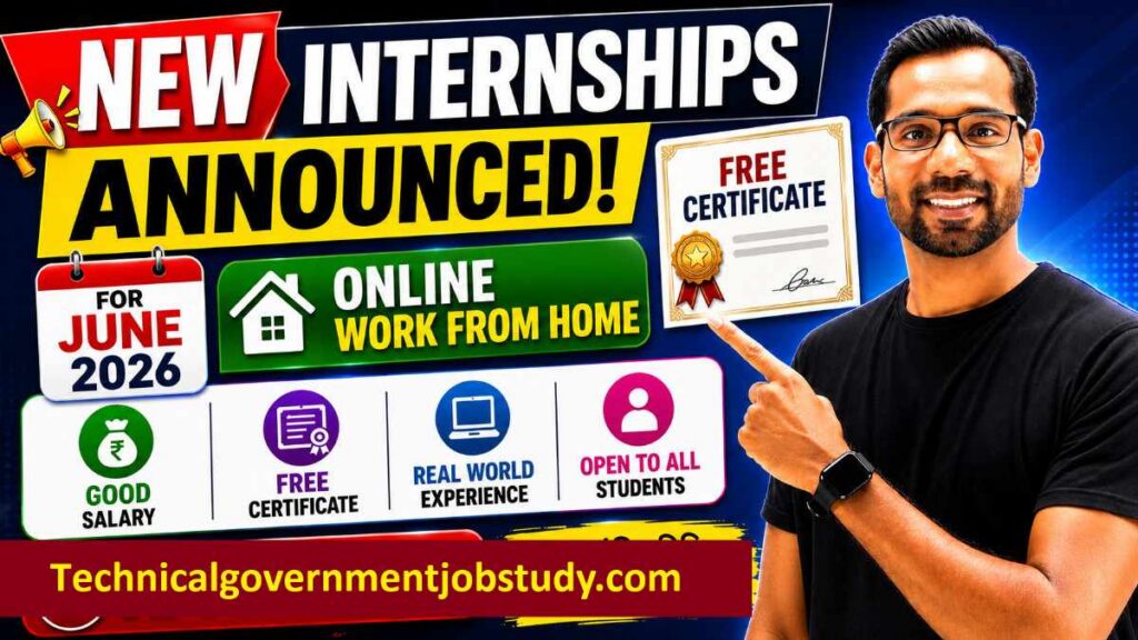 June 2026 New Internship Out