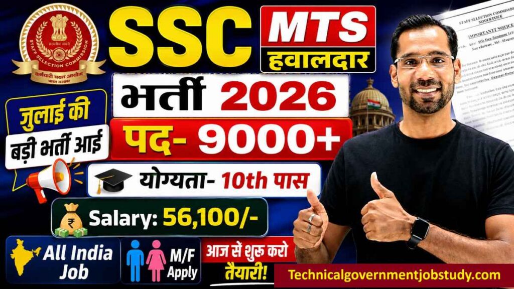 SSC MTS Recruitment 2026
