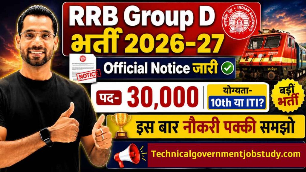 RRB Group D Recruitment 2026-27