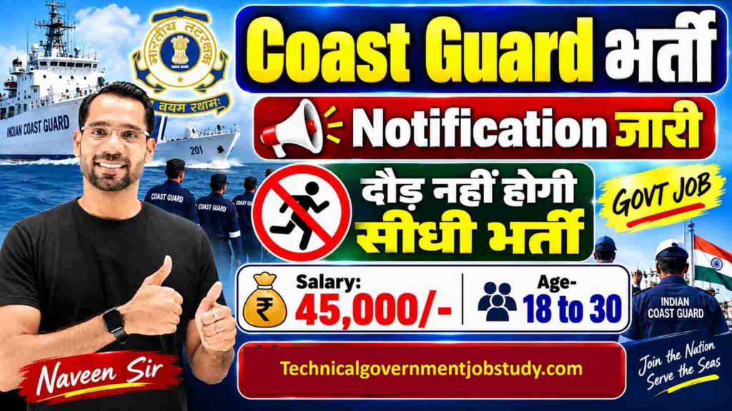 Indian Coast Guard Recruitment 2026